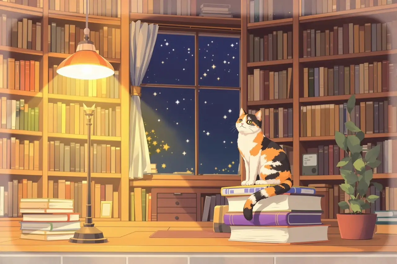 《旧书店的猫》：城市角落里的一方温柔 - 星星动漫网动漫封面